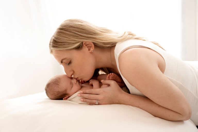 Timeless Newborn photography session in Romford Essex studio