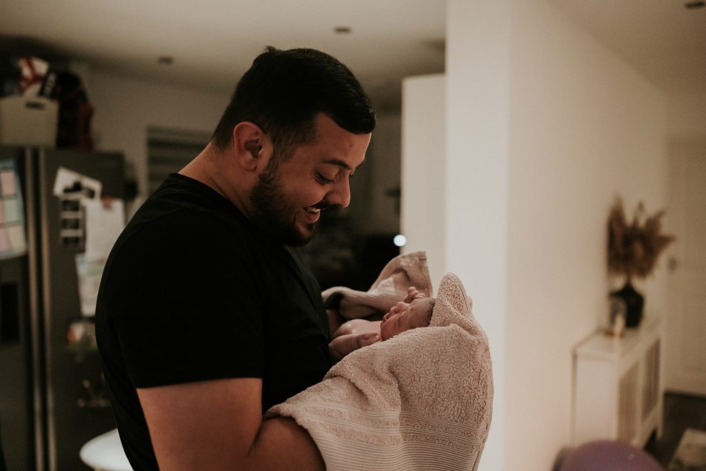 Birth & Newborn photography session at home in essex